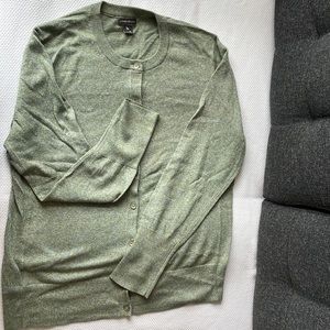 Eddie Bauer sage button up cardigan XL